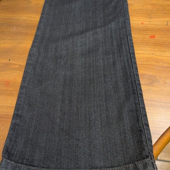 ALBERTO Mens Black Revolution Denim Stretch Modern Fit Super T400 Jeans 40x34 - Picture 7 of 16